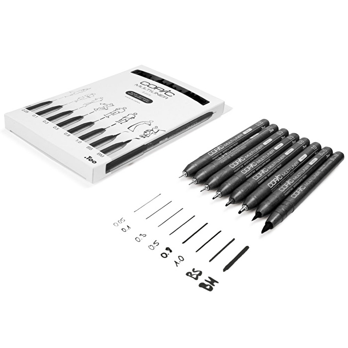 COPIC Multiliner Classic 8'li Kalem Seti B
