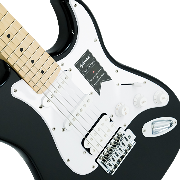 Mantic MST100-HBK Aksesuarlı ve Amfili Siyah Elektro Gitar Paketi