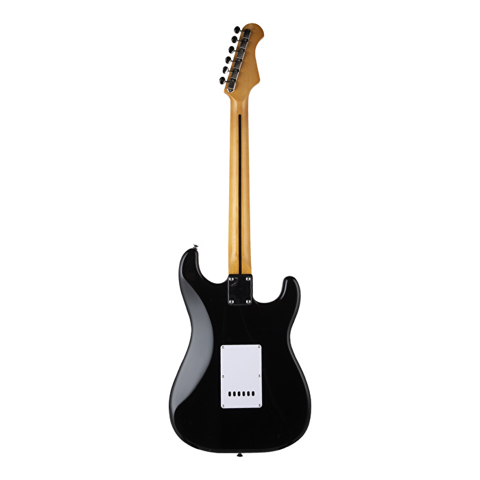 Kozmos KST-57LHSS-GMN-BK 57 HSS Akçaağaç Klavye Siyah Solak Elektro Gitar