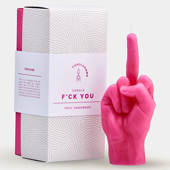 CANDLE HAND F*ck You Mum Pembe