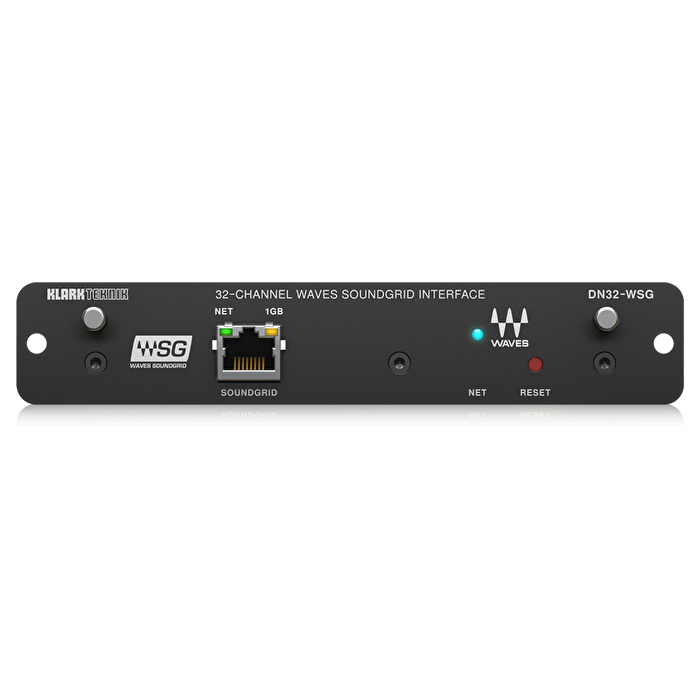 KLARK TEKNIK DN32-WSG Genişleme Kartı 32-Kanal Düşük Gecikmeli AoIP in WAVES SoundGrid Networks