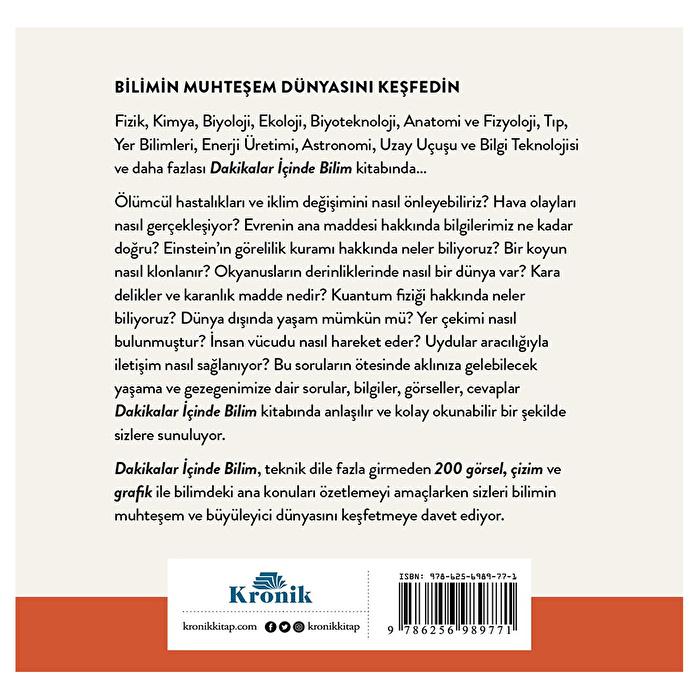 Dakikalar İçinde Bilim - Anında Açıklanan 200 Temel Kavram