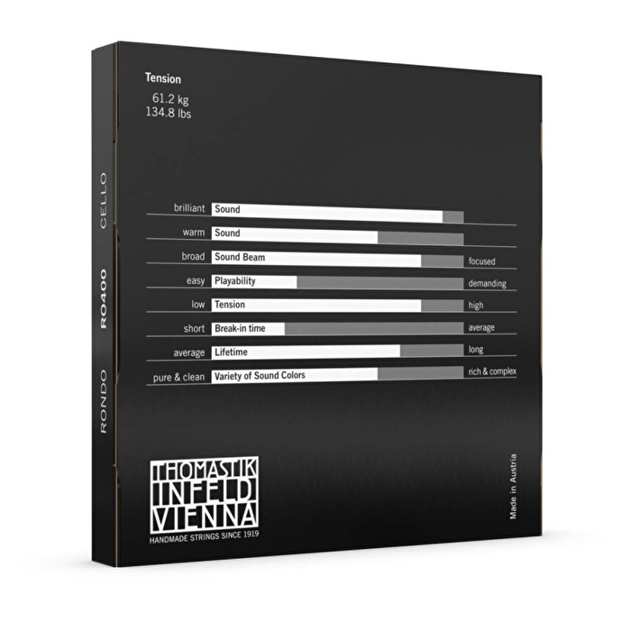 THOMASTIK RO400 RONDO 4/4 Çello Takım Tel