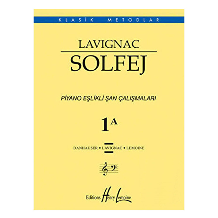 Lavignac Solfej 1A Piyano Eşlikli Şan Çalışmaları