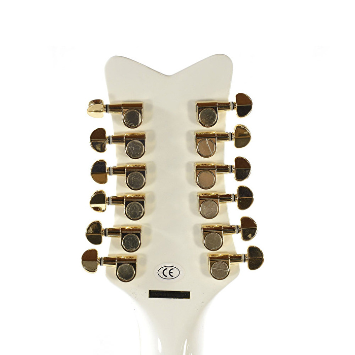 Gretsch G5022CWFE-12 Rancher Falcon Jumbo Gülağacı Klavye 12 Telli Fishman Manyetik Electric White Elektro Akustik Gitar