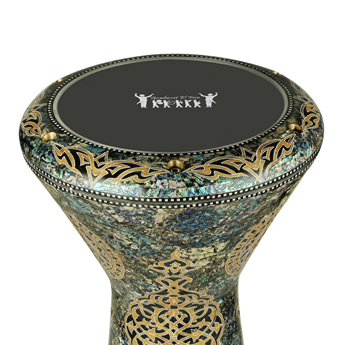 GEF ELFAN ADB23-6506S Kültürel Motifli Darbuka 23 cm