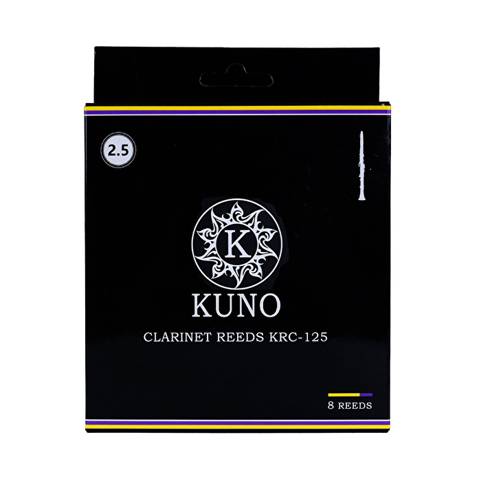 KUNO KRC-125 / 2,5 Numara Klarnet Kamışı - 8'li kutu