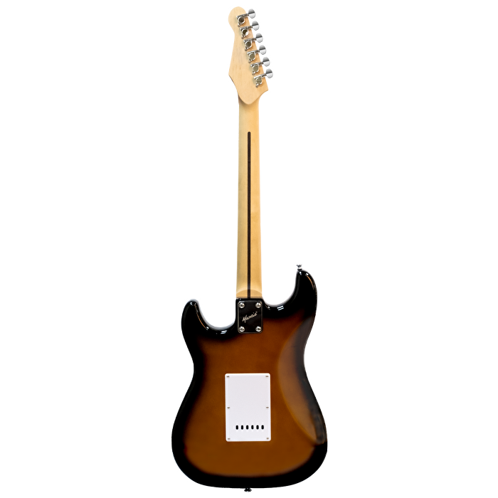 Mantic MST100-HSB Aksesuarlı ve Amfili Sunburst Elektro Gitar Paketi