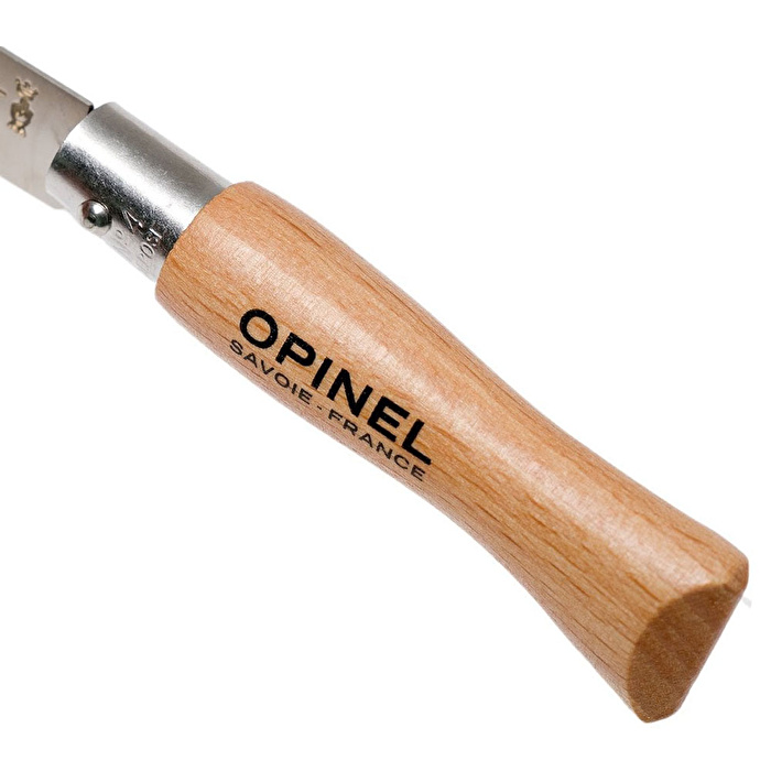 OPINEL No 4 Inox Kayın Saplı Paslanmaz Çelik Çakı