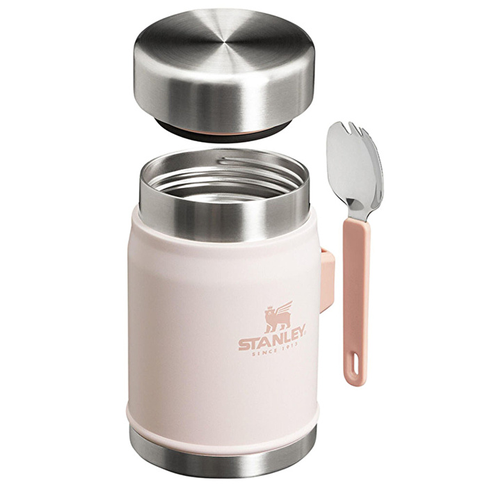 STANLEY The Legendary Food Jar + Spork .4L / 14oz Rose Quartz Yemek Termosu