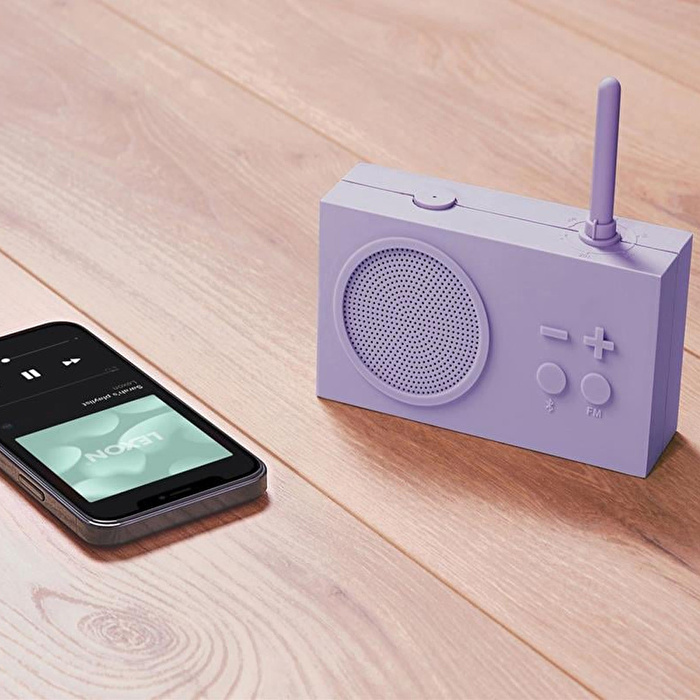 LEXON Tykho 3 Radyo ve Bluetooth Hoparlör Lila