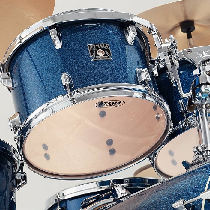 TAMA CK52KRS-ISP - Superstar Classic Maple Indigo Sparkle 5 Parça (22B/10T/12T/16F/14S) Akustik Davul Seti