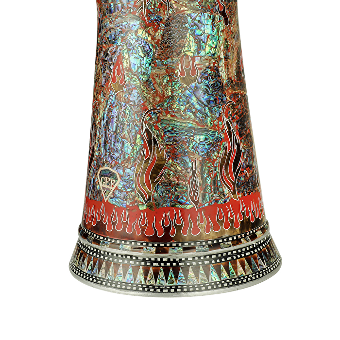 GEF ELFAN ADB23-6519 Kültürel Motifli Darbuka 23cm