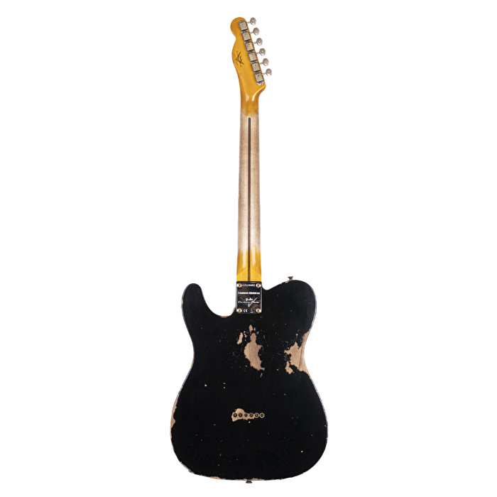 Fender Custom Shop Limited Edition 1954 Telecaster Heavy Relic Aged Black Elektro Gitar