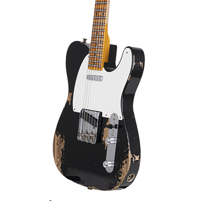 Fender Custom Shop Limited Edition 1954 Telecaster Heavy Relic Aged Black Elektro Gitar