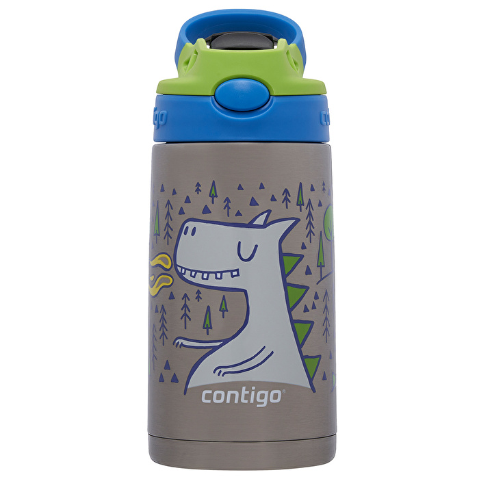 CONTIGO Gızmo Flip Dragon Çelik 420 ml Mavi Çocuk Matarası