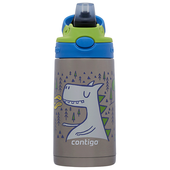 CONTIGO Gızmo Flip Dragon Çelik 420 ml Mavi Çocuk Matarası