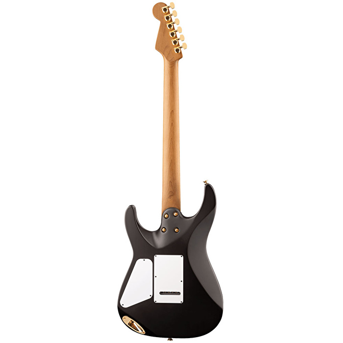 Charvel Pro-Mod DK24 HH 2PT CM Poplar Burl Karamelize Akçaağaç Klavye Transparent Black Burst Elektro Gitar