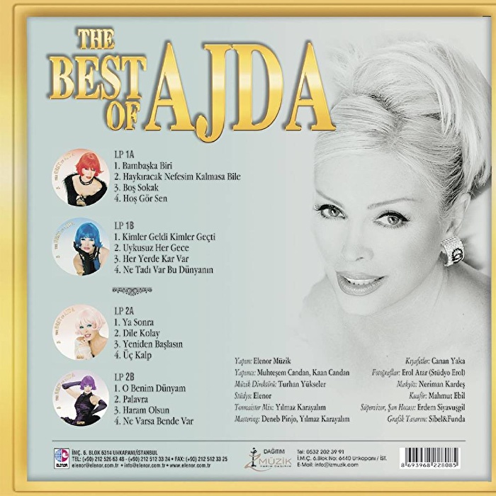 Ajda Pekkan - The Best of Ajda Pekkan (Renkli Plak)