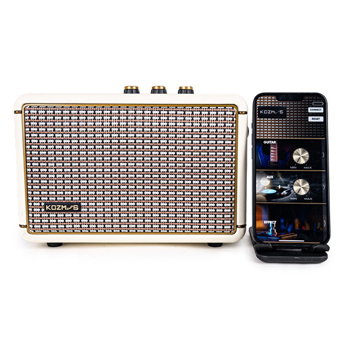 KOZMOS Blaze-30CR Uygulama ile Kontrol Edilebilen Elektro Gitar Amfisi ve Bluetooth Hoparlör