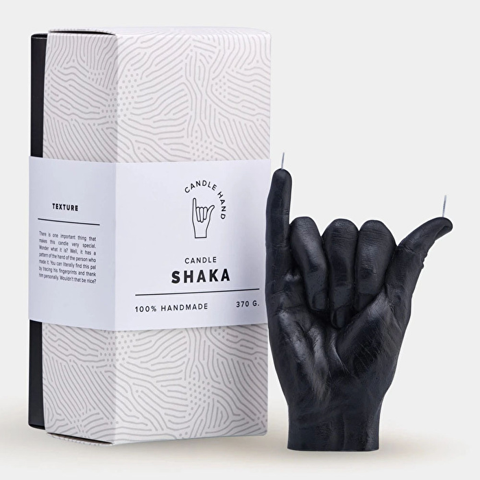 CANDLE HAND Shaka Mum Siyah