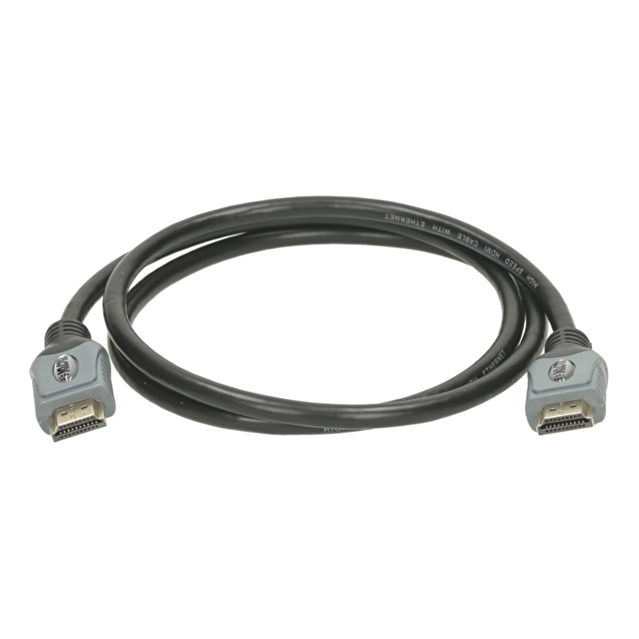 Klotz Altın Kaplama HDMI-A / HDMI-A Yüksek Hızlı ve Ethernetli PVC Siyah 5mt HDMI 2.0 Kablo