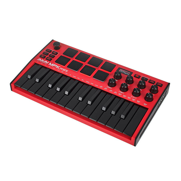 AKAI MPKMINI 3 Kırmızı MIDI Klavye