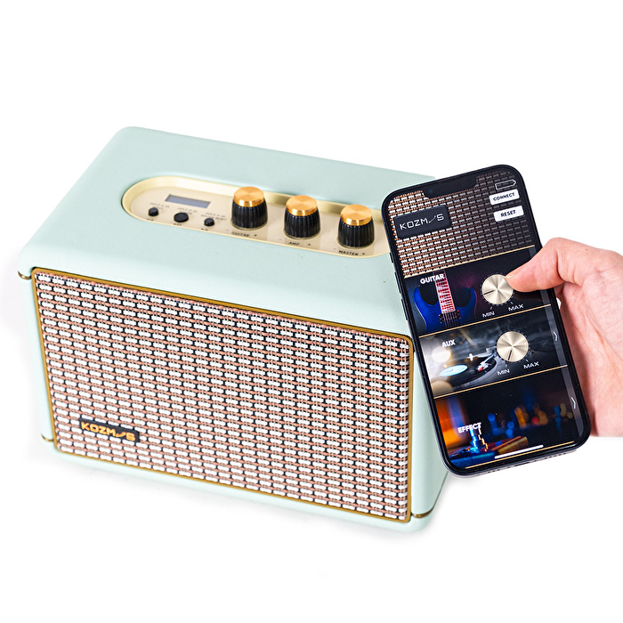 KOZMOS Blaze-30LG Uygulama ile Kontrol Edilebilen Elektro Gitar Amfisi ve Bluetooth Hoparlör