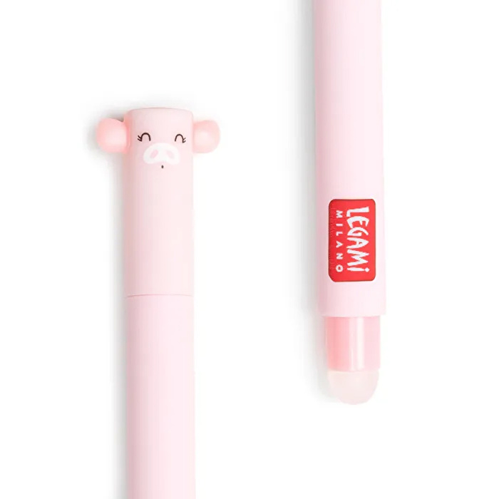 LEGAMI Silinebilir Jel Kalem Piggy Pembe
