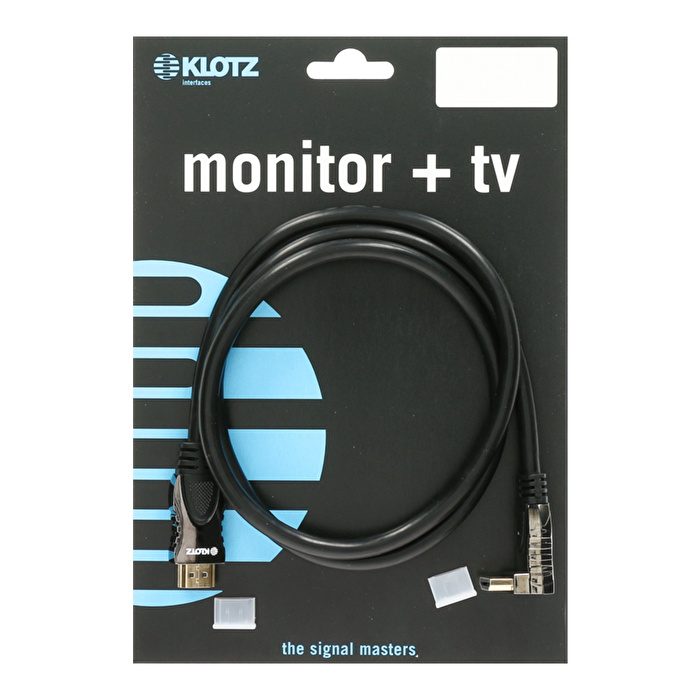 Klotz Açılı C-Plug LSU - A-Plug HDMI Yüksek Hızlı 1mt HDMI Kamera Kablosu