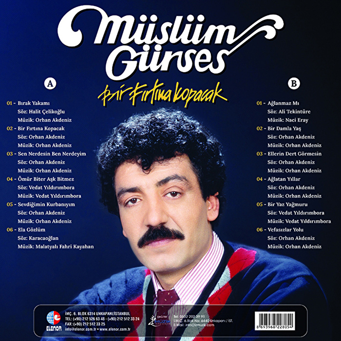 Müslüm Gürses - Bir Fırtına Kopacak (Renkli Plak)