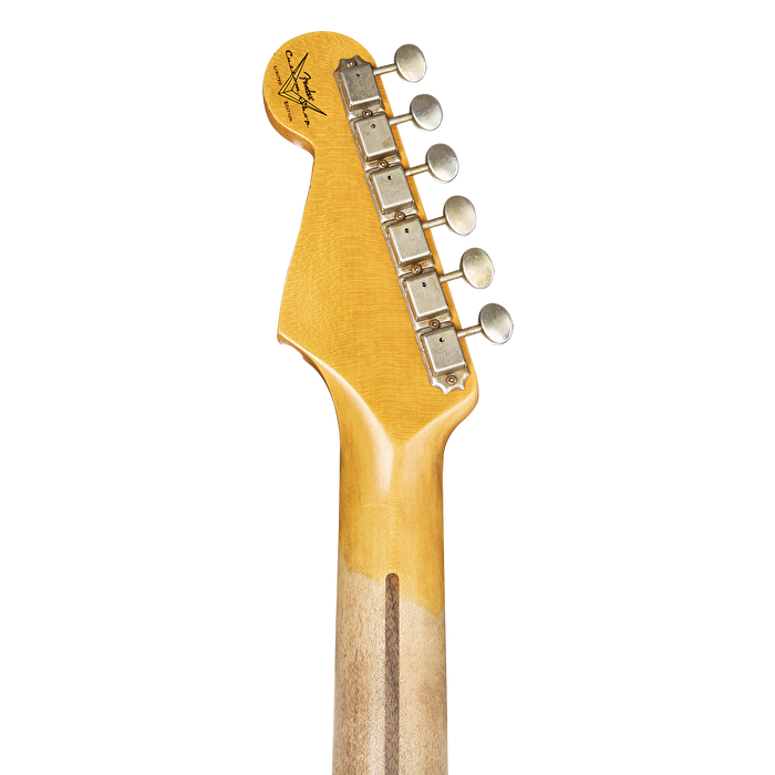 Fender Custom Shop W21 Limited Edition 1957 Stratocaster Journeyman Relic Akçaağaç Klavye Aged Black Elektro Gitar