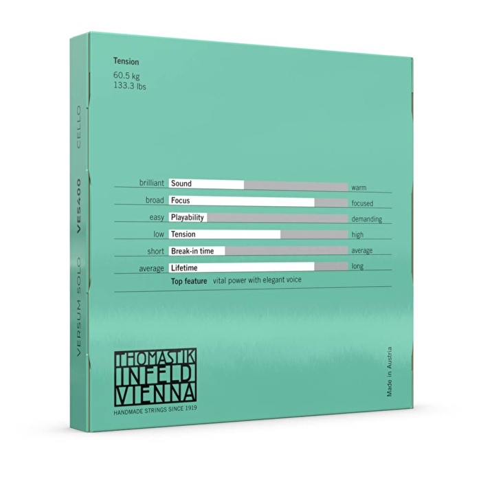 THOMASTIK VES400 VERSUM SOLO 4/4 Çello Takım Tel