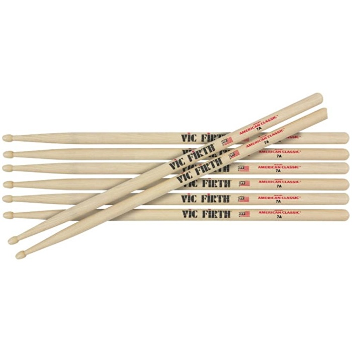 VIC FIRTH P7A.3‑7A.1 – American Classic® 7A Serisi 4'lü Baget Paketi
