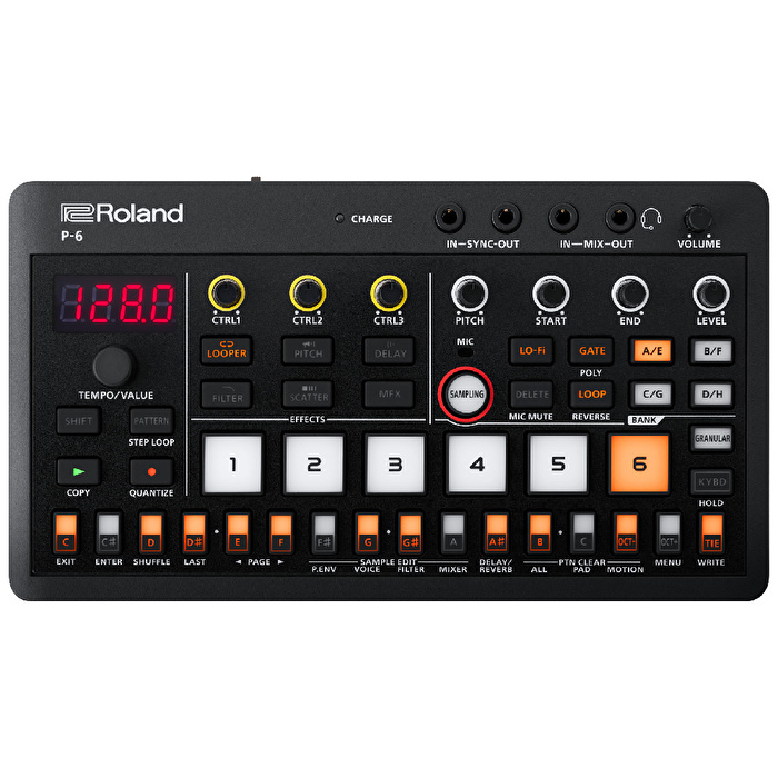 ROLAND P-6 AIRA Compact Creative Sampler
