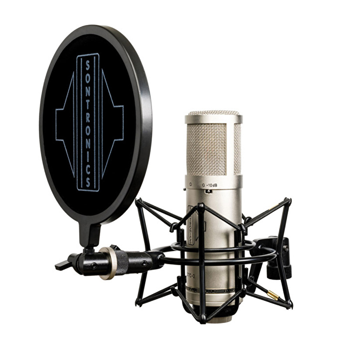 SONTRONICS STC-2 Pack Gümüş Condenser Mikrofon ve Aksesuar Paketi