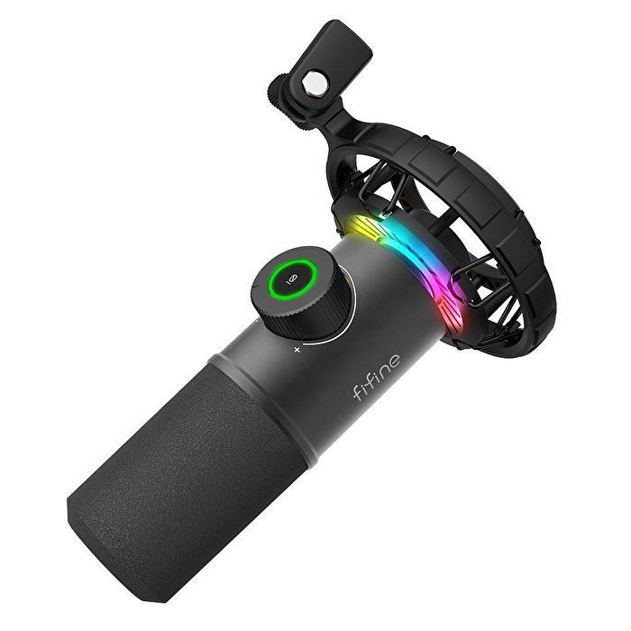 FIFINE K658 RGB Işıklı Aksesuarlı USB Gaming Podcast ve Kayıt Mikrofon Seti