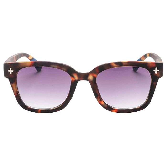 OKKIA Giovanni Klasik Havana Mavisi Siyah Lens Unisex Güneş Gözlüğü Siyah Gri