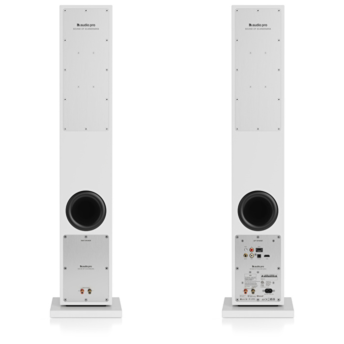 Audio Pro A38 Beyaz Aktif Kule Tipi Akıllı Ev Hoparlör Seti (Çift)
