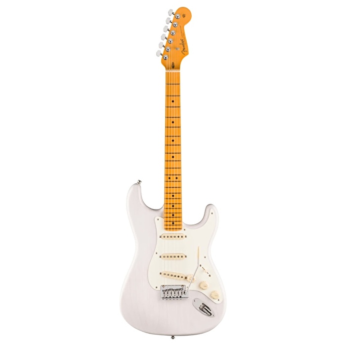 Fender American Ultra Luxe Vintage 50s Stratocaster Akçaağaç Klavye White Blonde Elektro Gitar