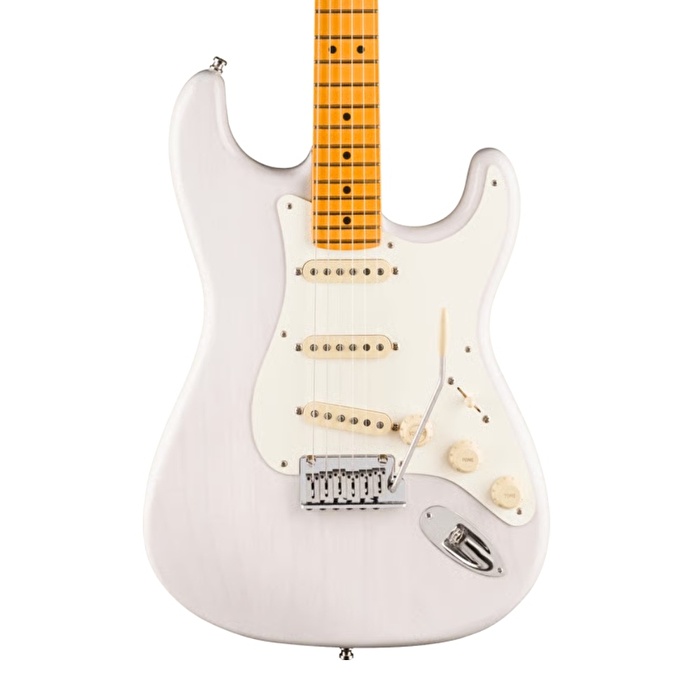 Fender American Ultra Luxe Vintage 50s Stratocaster Akçaağaç Klavye White Blonde Elektro Gitar