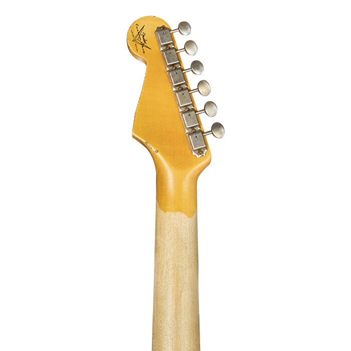 Fender Custom Shop W21 Limited Edition 1963 Stratocaster Heavy Relic Gülağacı Klavye Faded Aged Daphne Blue Elektro Gitar