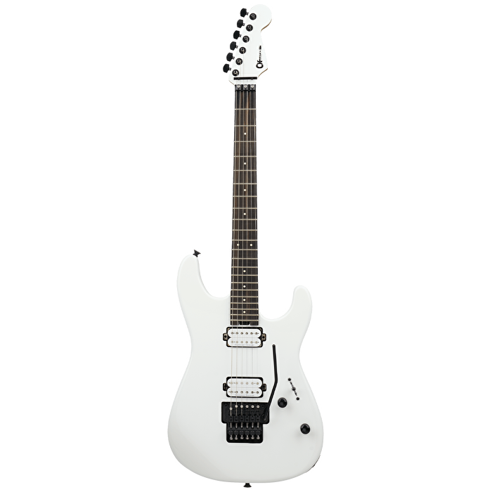 Charvel Pro Mod Plus San Dimas Style 1 HH FR Abanoz Klavye Snow White w/Bag Elektro Gitar