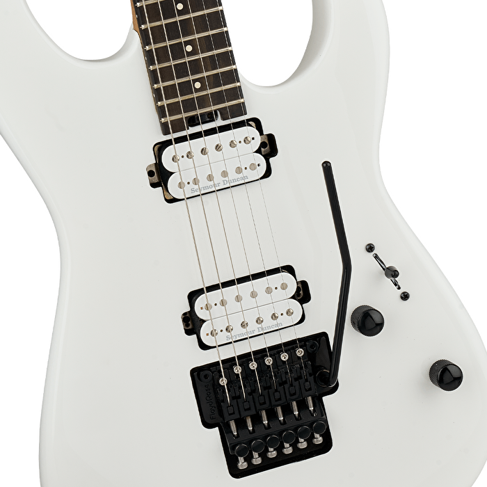 Charvel Pro Mod Plus San Dimas Style 1 HH FR Abanoz Klavye Snow White w/Bag Elektro Gitar