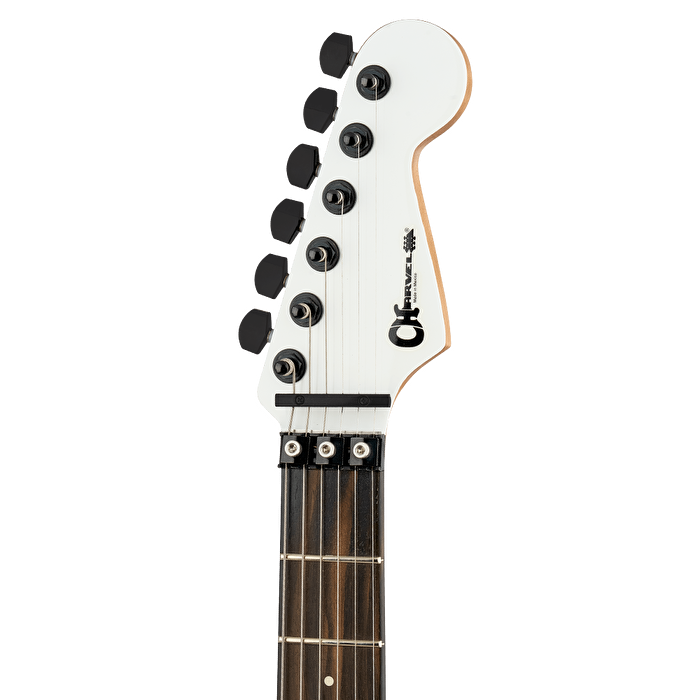 Charvel Pro Mod Plus San Dimas Style 1 HH FR Abanoz Klavye Snow White w/Bag Elektro Gitar