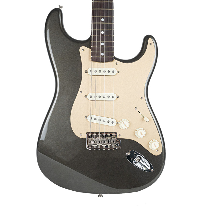 Fender Custom Shop Limited Edition Roasted Stratocaster Special NOS Gülağacı Klavye Aged Pewter Elektro Gitar