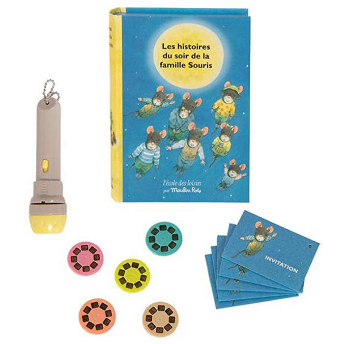 MOULIN ROTY Projeksiyonlu Hikaye Kitabı Souris Ailesi