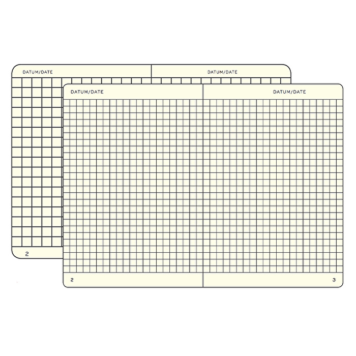 LEUCHTTURM Not Defteri Orta Boy (A5) Kareli, Siyah