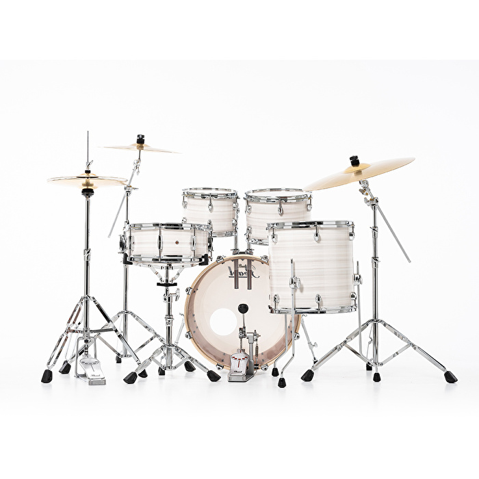 PEARL EXX705NBR/C777 Export EXX Slipstream White 5 Parça (20B/10T/12T/14F/14S) HWP-834 Aksam Setli ve Sabian SBR Zil Setli Akustik Davul Seti