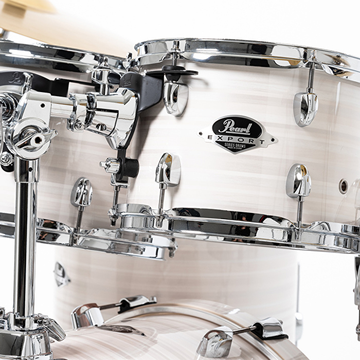 PEARL EXX705NBR/C777 Export EXX Slipstream White 5 Parça (20B/10T/12T/14F/14S) HWP-834 Aksam Setli ve Sabian SBR Zil Setli Akustik Davul Seti